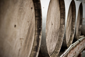 whisky barrels brown