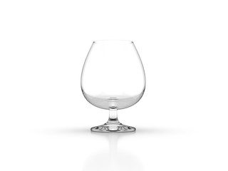 Whiskey glass scotch bourbon creative isolated on white background high resolution 3d illustration