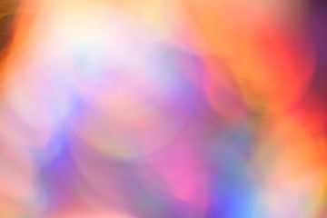 Abstract blurred beautiful rainbow glitter bokeh background.
