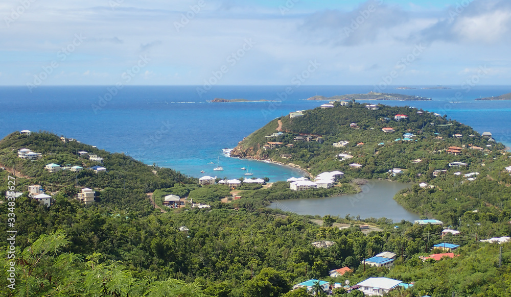 Wall mural St. John, USVI, Overview