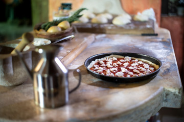 Pizza margherita all'italiana