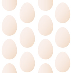 Seamless pattern in trendy colors for Easter with eggs
