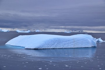 Iceberg Reflection - Charlotte Bay , Antarctica 