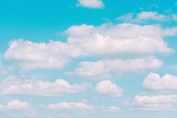 Summer clouds in sky