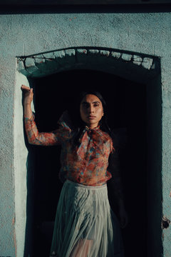 Frida Kahlo inspired street portrait 