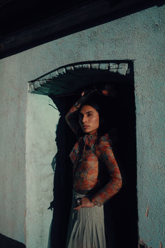 Frida Kahlo inspired street portrait 