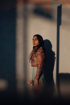 Frida Kahlo inspired street portrait 