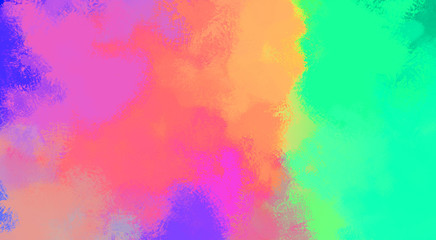 Brushed Painted Abstract Background. Brush stroked painting. Artistic vibrant and colorful wallpaper.