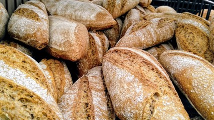 Baked whole wheat bread