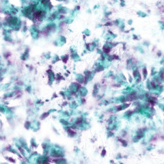 Tie dye shibori seamless pattern. Watercolour abstract texture.