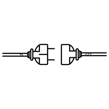 recommend clip art: Stecker, Steckdose, Kreis, Aufkleber Label, Elektriker, Logo, Icon