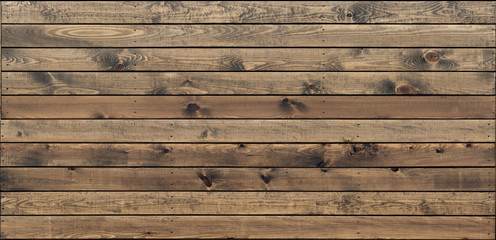 Obraz na płótnie Canvas Horizontal wooden planks for fence or wall