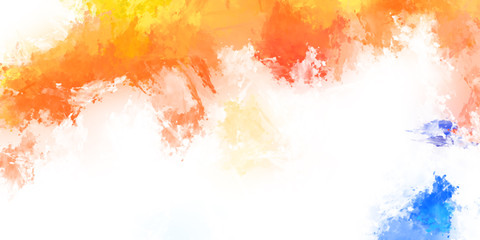 Obraz premium Brushed Painted Abstract Background. Brush stroked painting. Strokes of paint. 2D Illustration.