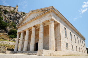 Temple of Artemis, Corfu. GREECE.