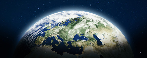 Planet Earth panoramic
