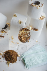 Coronavirus quarantine 2020: buckwheat, toilet paper, masks and gold