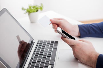 social network diagram as Online shopping concept