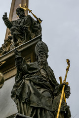 Sculptures on Column of the Holy Trinity