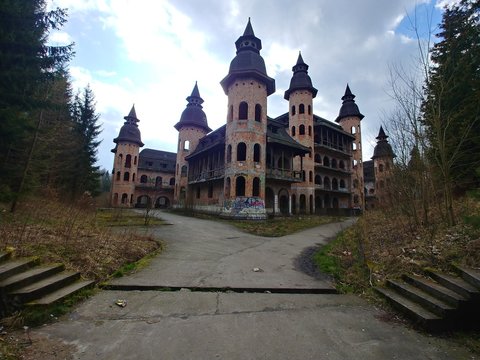 Castle in Lapalice (Kaszuby, Poland)
