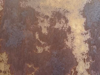 Badkamer foto achterwand Verweerde muur worn and scratched rusty metal grunge