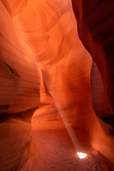 Fototapeta na wymiar Antelope Canyon, Navajo land, Page, Arizona