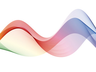 Abstract motion smooth color wave . Curve rainbow lines.