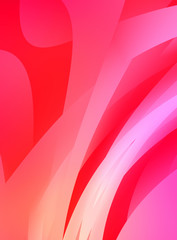 Abstract background with colorful gradient. Vibrant graphic wallpaper with stripes design. Fluid 2D illustration of modern movement.