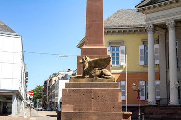 Karlsruhe, Germany : Rondellplatz square in Karlsruhe. Germany