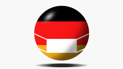 3D illustration,The world health organization who has declared an international emergency in connection with an outbreak of new pneumonia in Europe caused by the 2020 coronavirus-nCoV virus,covid19