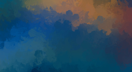 Brushed Painted Abstract Background. Brush stroked painting. Strokes of paint. 2D Illustration.