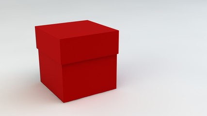 3d rendering, 3d illustration. Boxes on a white background.