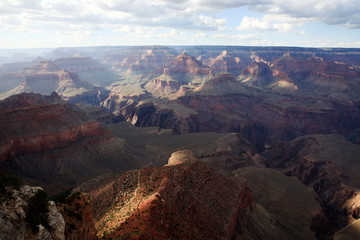 Arizona / USA - August 01, 2015: South Rim Grand Canyon landscape, Arizona, USA