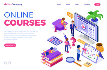 Online distance education from home