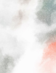 Watercolor painted background. Abstract Illustration wallpaper. Brush stroked painting. 2D Illustration.