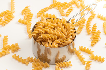Cup of Fusilli Pasta