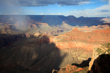 Arizona / USA - August 01, 2015: South Rim Grand Canyon landscape, Arizona, USA