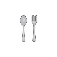 spoon icon  design template