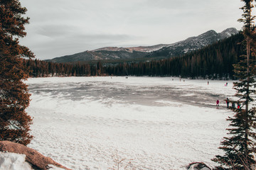 bear lake frozen over
