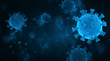 covid-19 new coronavirus  simulation