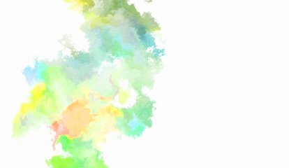 Obraz premium Watercolor painted background. Abstract Illustration wallpaper. Brush stroked painting. 2D Illustration.