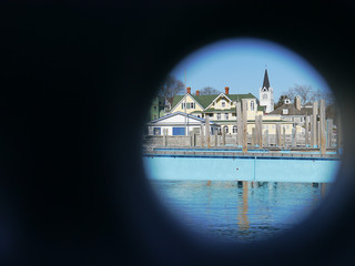Obraz premium view on an island city