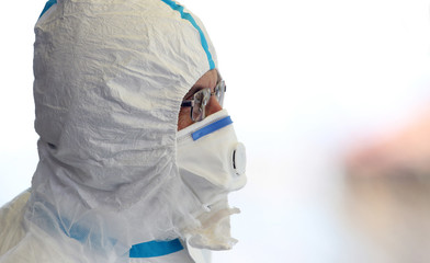 Coronavirus nasal swab test tubes