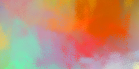 Brushed Painted Abstract Background. Brush stroked painting. Artistic vibrant and colorful wallpaper.