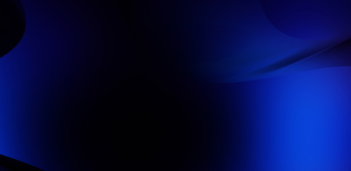 Fluid abstract background with colorful gradient. 2D illustration of modern movement.