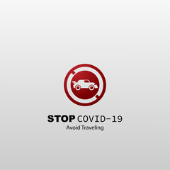 avoid driving icon