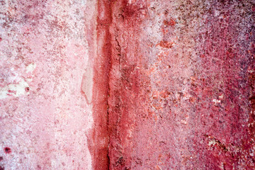 Closeup view of old textured wall surface background.