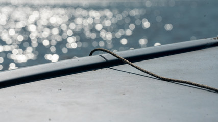 Detail of Rope on Boat