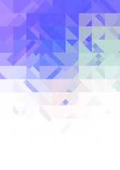 Naklejka premium Intersecting shapes design on white background. Abstract minimalistic wallpaper. Colorful geometric template.