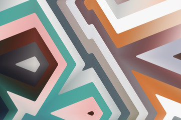 Abstract background with fluid colorful gradient. 2D illustration of modern urban graphic. Graffiti design inspired wallpaper.