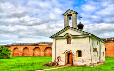 Fototapeta na wymiar Church of St. Stratelates at Novgorod Detinets in Great Novgorod, Russia